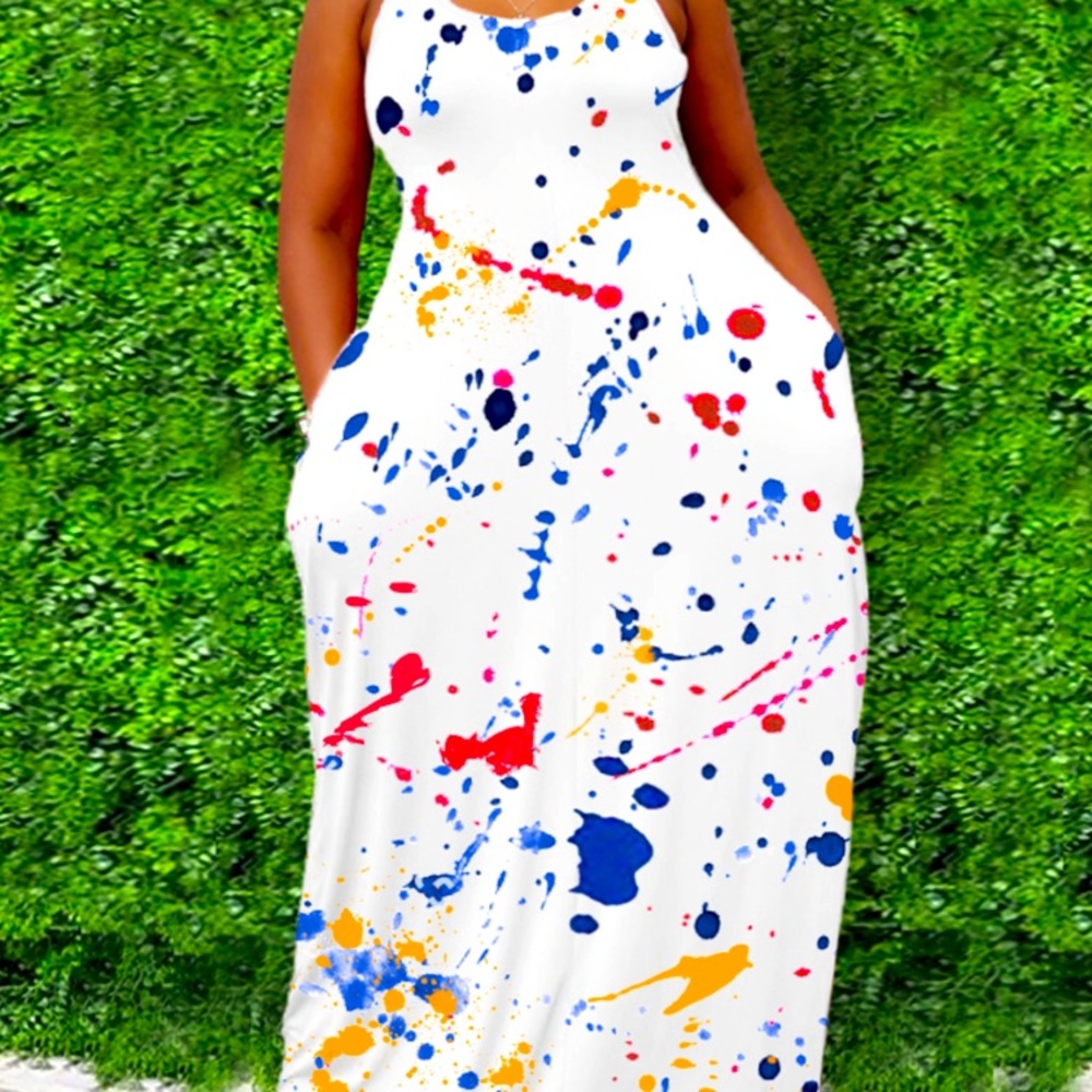 Multi dot dress